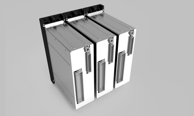 > Overdrive module rear panel design positioning guide pin.